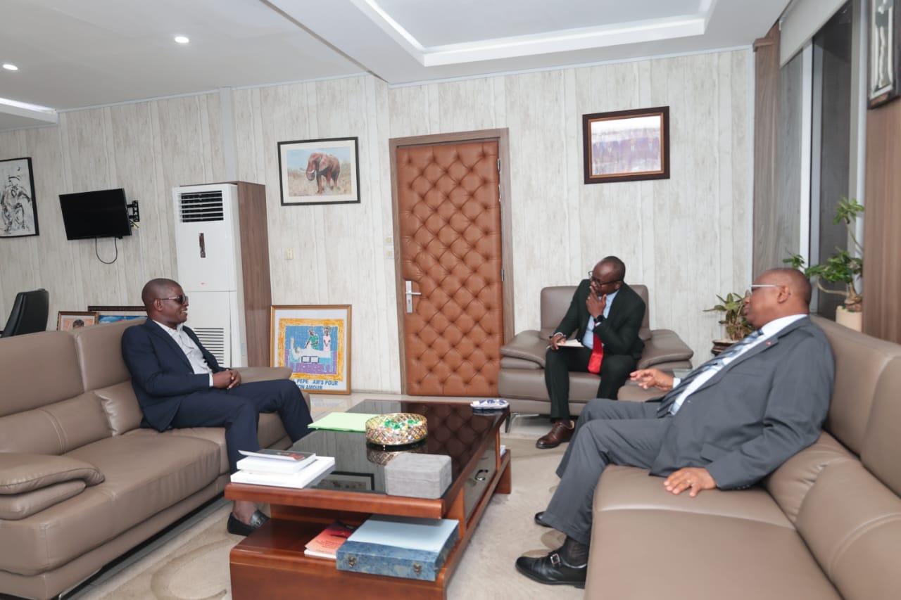 Audience : Aimond Williams reçu par le ministre Amadou Coulibaly
