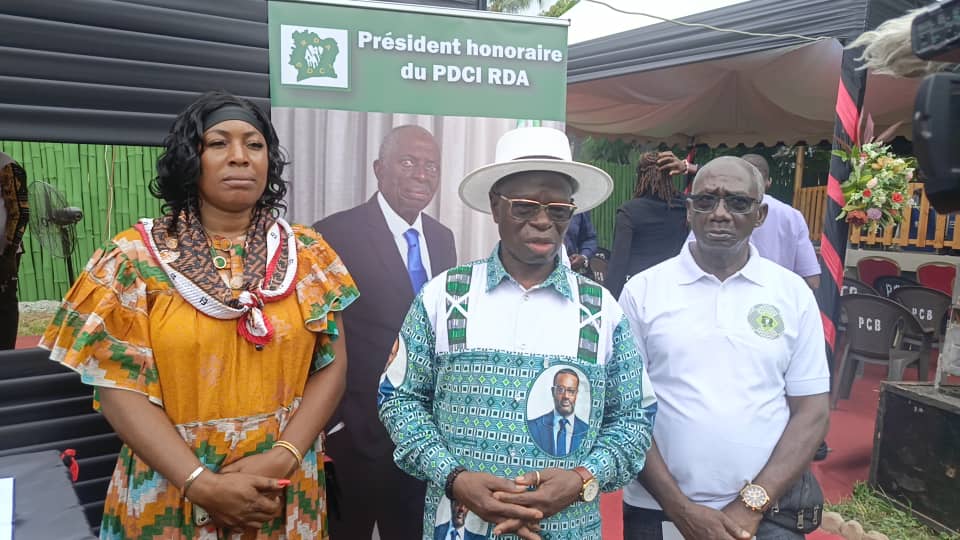 Bouaflé : Le vice-président Alexis Trazié Bi Guessan rend hommage à Cowpply Bony